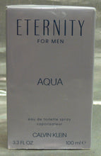 Load image into Gallery viewer, ETERNITY AQUA CALVIN KLEIN 3.3 OZ 100 ML EAU DE TOILETTE SPRAY