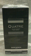 Load image into Gallery viewer, QUATRE BOUCHERON POUR HOMME FOR MEN EAU DE TOILETTE 3.4 OZ 100 ML SPRAY
