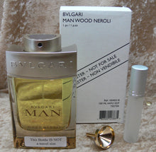 Load image into Gallery viewer, BVLGARI MAN WOOD NEROLI EAU DE PARFUM 0.33 FL. OZ. 10 ML