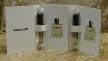 Load image into Gallery viewer, BURBERRY HERO FOR MEN 2X SAMPLES EAU DE TOILETTE 0.05 FL. OZ. 1.5 ML SPRAY