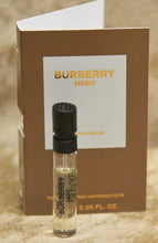 Load image into Gallery viewer, BURBERRY HERO FOR MEN EAU DE PARFUM 20X SAMPLE 0.05 FL. OZ. 1.5 ML SPRAY