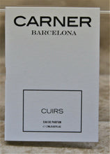 Load image into Gallery viewer, CUIRS CARNER BARCELONA 1 x SAMPLES 0.05 FL. OZ. 1.7 ML EAU DE PARFUM