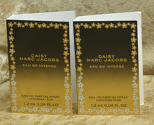 Load image into Gallery viewer, DAISY MARC JACOBS EAU SO INTENSE EAU DE PARFUM 2 x SAMPLE 0.0 4 OZ 1.2ML EACH