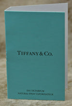 Load image into Gallery viewer, Tiffany &amp; Co. Eau De Parfum 1 X SAMPLES 0.04 0Z 1.2 ml EACH