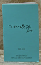 Load image into Gallery viewer, TIFFFANY &amp; LOVE FOR HER EAU DE PARFUM 1 x SAMPLE 0.0 4FL. OZ 1.2 ML EACH