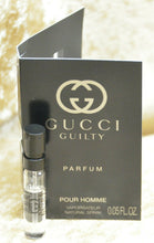 Load image into Gallery viewer, GUCCI GUILTY POUR HOMME PARFUM 4 x SAMPLES 0.06 FL. OZ. 1.5 ML SPRAY