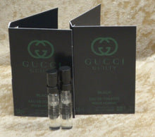Load image into Gallery viewer, GUCCI GUILTY BLACK POUR HOMME EDT 2 x SAMPLES 0.05 FL. OZ. 1.5 ML SPRAY